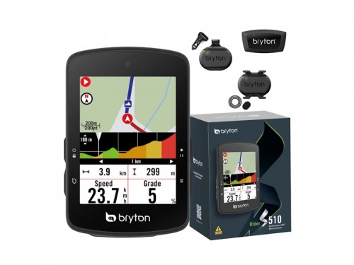 bryton (ブライトン) Rider S510【複数仕様あり】Rider S510T (スピード・ケイデンス・心拍センサー付属)