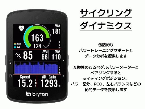 bryton (ブライトン) Rider S510【複数仕様あり】特徴