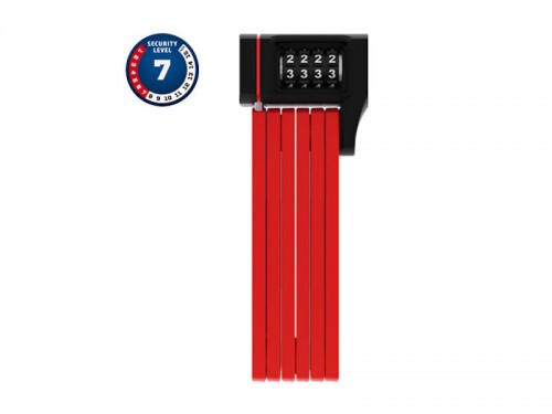 ABUS (アブス) UGRIP BORDO 5700C SH【ダイヤル式】【盗難見舞金対象モデル】レッド