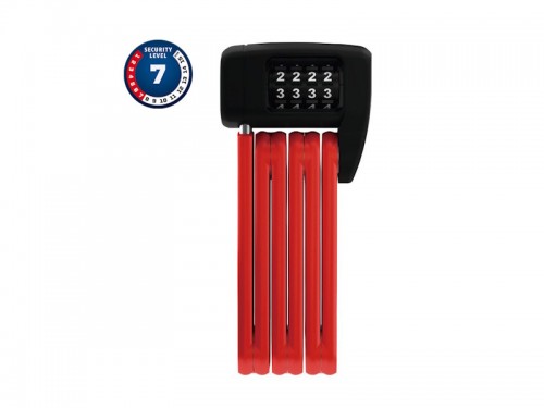 ABUS (アブス) BORDO LITE MINI 6055C/60【ダイヤル式】【盗難見舞金対象モデル】レッド