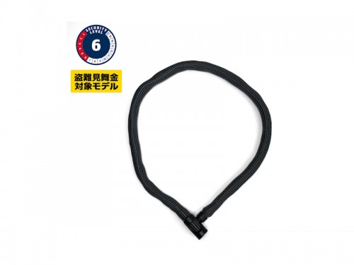 ABUS (アブス) IVERA CHAIN 6210/110【キー式】【盗難見舞金対象モデル】アンスラサイト