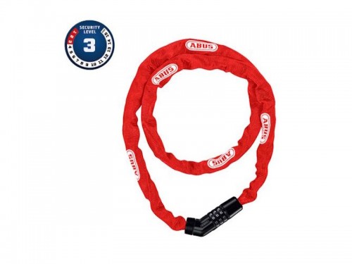 ABUS (アブス) 4804C【ダイヤル式】レッド