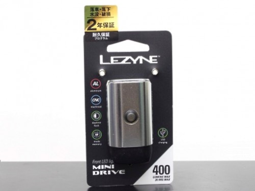 LEZYNE (レザイン) MINI DRIVE 400シルバー