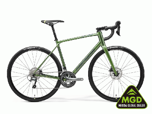 2025 MERIDA (メリダ) SCULTURA ENDURANCE 300 (スクルトゥーラ エンデュランス 300)シルクフォッググリーン (グリーンシルバー) EG80
