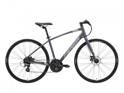 2025 MERIDA (メリダ) CROSSWAY 200-MD (クロスウェイ 200-MD)【通販可】マットアンスラサイト (グロッシーシルバー/ブラック) ES88