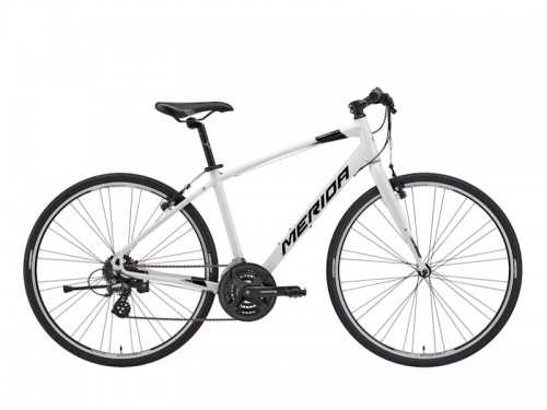 2025 MERIDA (メリダ) CROSSWAY 100-R (クロスウェイ 100-R)【通販可】グロッシーホワイト (ブラック) EW43