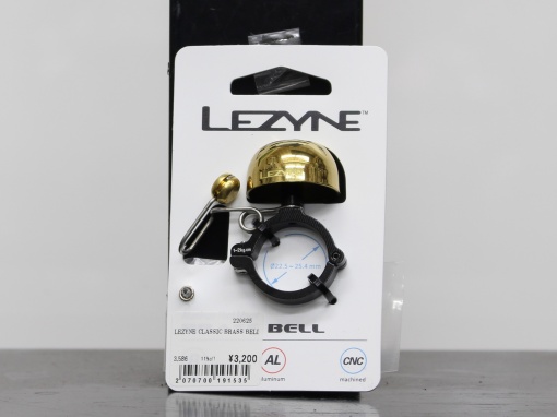 LEZYNE (レザイン) CLASSIC BRASS BELL HM 自転車の通販なら伊丹のカンザキ