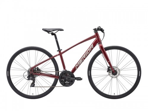 2027 MERIDA (メリダ) CROSSWAY 300-D (クロスウェイ 300-D)グリッターチェリー (シルバー) ER63