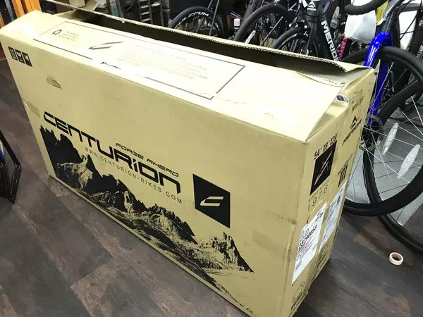 自転車の発送・組み立て工程の説明画像